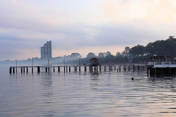 Bang Saray boat harbor Thailand