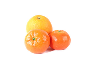 Mandarins and orange 