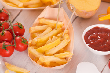 French fries.	