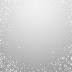 Fototapeta premium Amazing falling stars Christmas background. Subtle