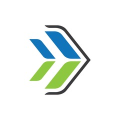 Arrow logo vector icon