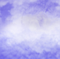 Color sky with clouds as background