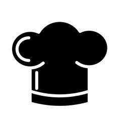 Chef hat icon vector simple design