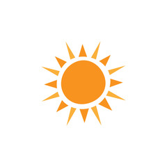 sun logo vector design template. sun icon element collection.