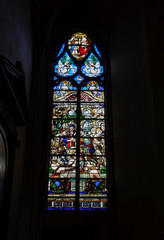 stained glass window
