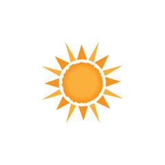 sun logo vector design template. sun icon element collection.