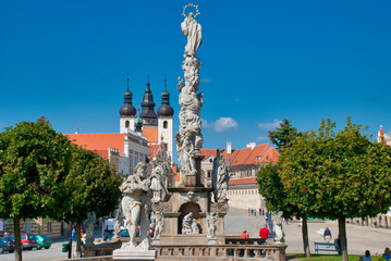 Fototapeta na wymiar Telz Mährische StadtUnesco Weltkulturerbe Tschechische Republik