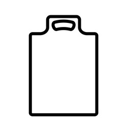 Cutting Board Icon Vector Simple Design