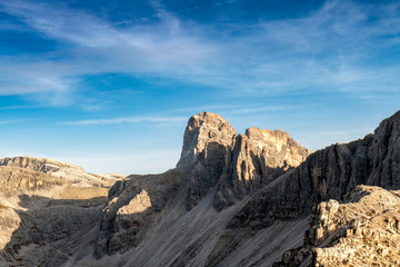 Beautiful landscape of mountains during autumn