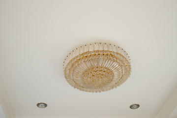 Crystal Chandelier in house classic house
