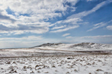 winter mountain landscape