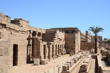 TEMPLE DE LOUXOR MUR OUEST LOUXOR