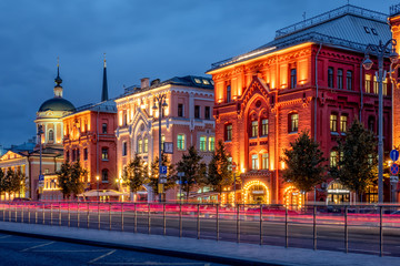 New Square in Moscow in the evening