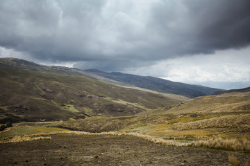 mountain landscapes of the Andes