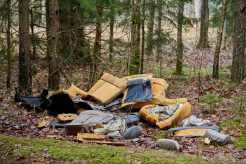 Synthetic materials pollute nature