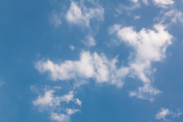 blue sky with white clouds