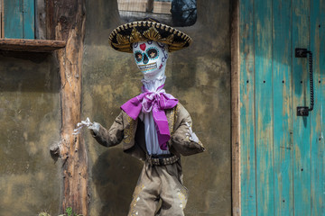 Mexican Mariachi doll Dia de los Muertos