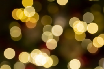Abstract christmas background with blur bokeh effect