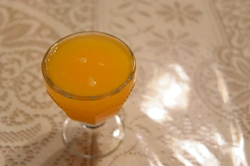 Orange Juice on the table