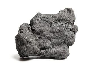 Raw coke. Isolated on a white background.