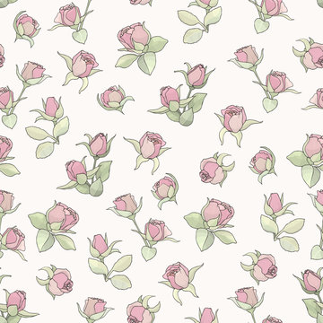 mini roses pattern