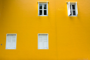 old yellow house in singapore