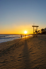 palm beach at sunrise