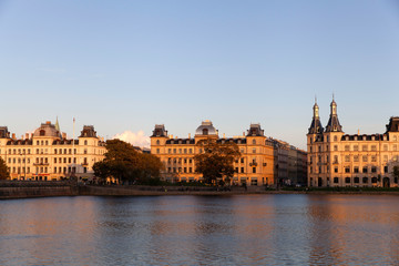 Fototapeta na wymiar Oster Sogade or East Lake Street, Copenhagen, Denmark