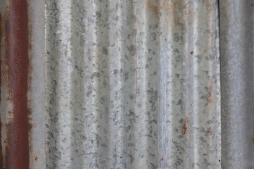 old vintage grunge rusty zinc wall surface pattern background 