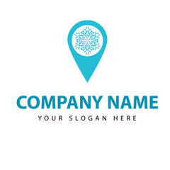 snow point logo for company