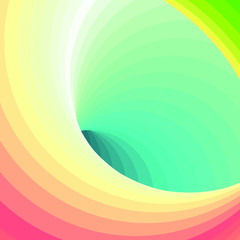 Color Swirl Warmhole Vortex Twist Generative Art background illustration