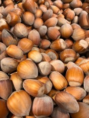 hazelnuts at the market 