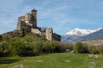 Valere Castle in Sion, Switzerland