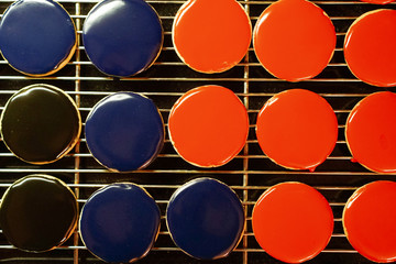 Glazed sugar cookies