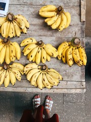 Shopping bananas