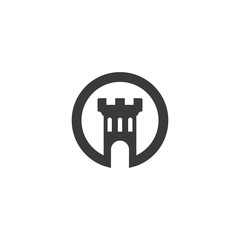 Castle Logo Template vector symbol
