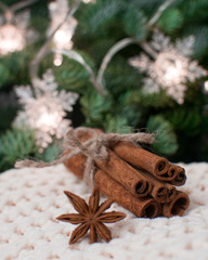 Cinnamon sticks and anise.