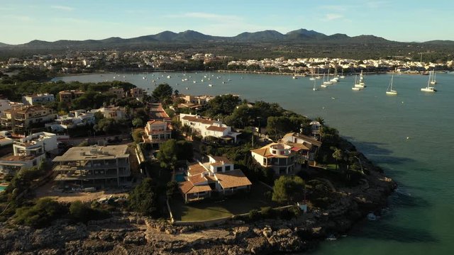 the Bay of Cala Ferrera Majorca, Spain