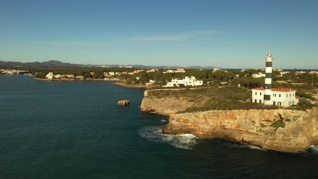 the Bay of Cala Ferrera Majorca, Spain
