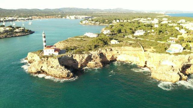 the Bay of Cala Ferrera Majorca, Spain