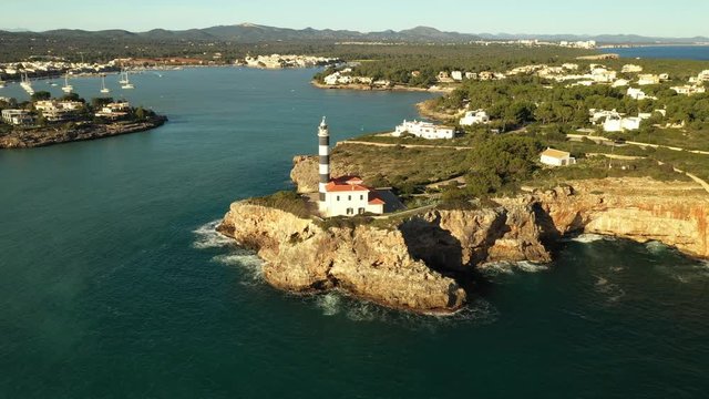 the Bay of Cala Ferrera Majorca, Spain