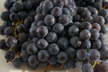 Ripe grapes as a background.