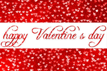 Lovely Valentine Heart Background.