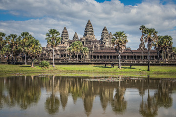 Fototapeta na wymiar temple in angkor cambodia