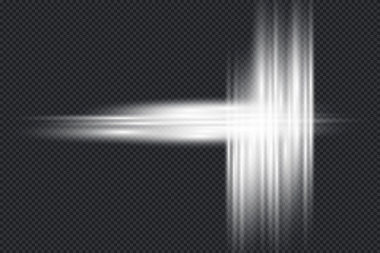 A white, blazing light explodes. A new illustration for cool decor with radiant sparkles. A bright star. Transparent glitter gradient, a bright flash. Glare texture.