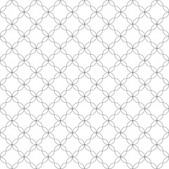 Seamless checked pattern. Wavy lines texture.