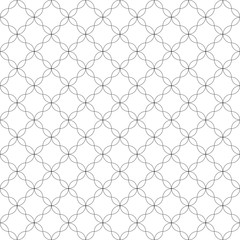 Seamless checked pattern. Wavy lines texture.