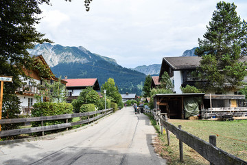 Fototapeta premium City in the mountains