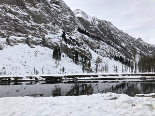 winter in the mountains