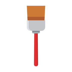 paint brush icon, colorful design